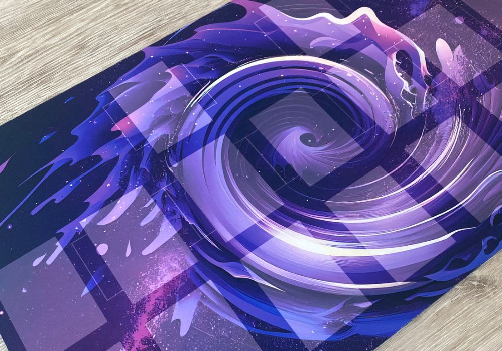 hypemat playmat purple fusion design