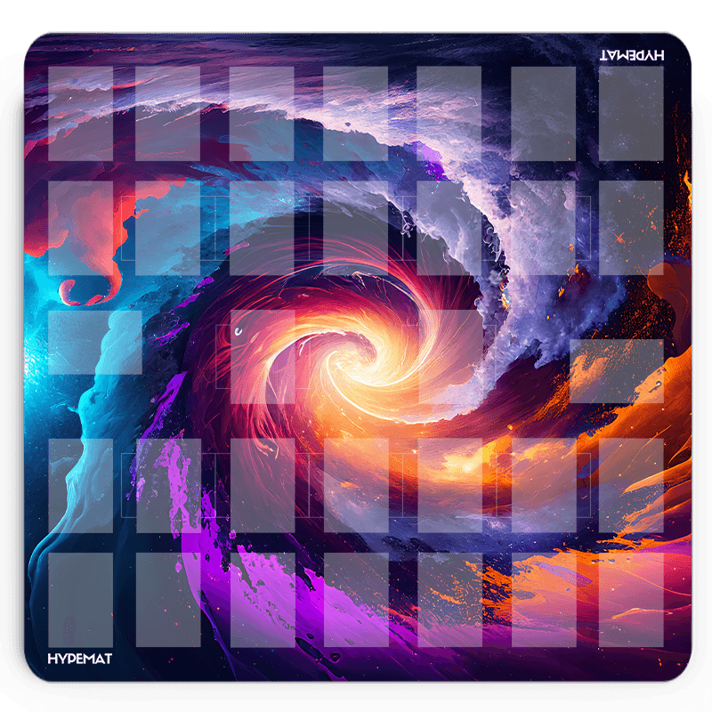 hypemat 2 player playmat Multiverse design Produktfoto