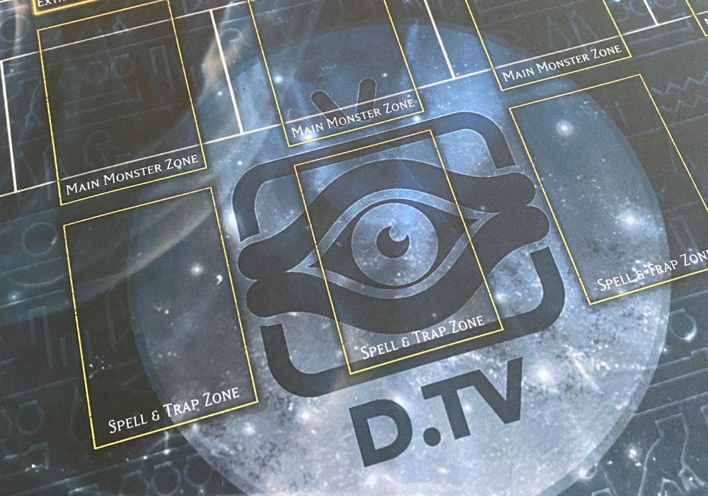 hypemat mit design in dunkel blau