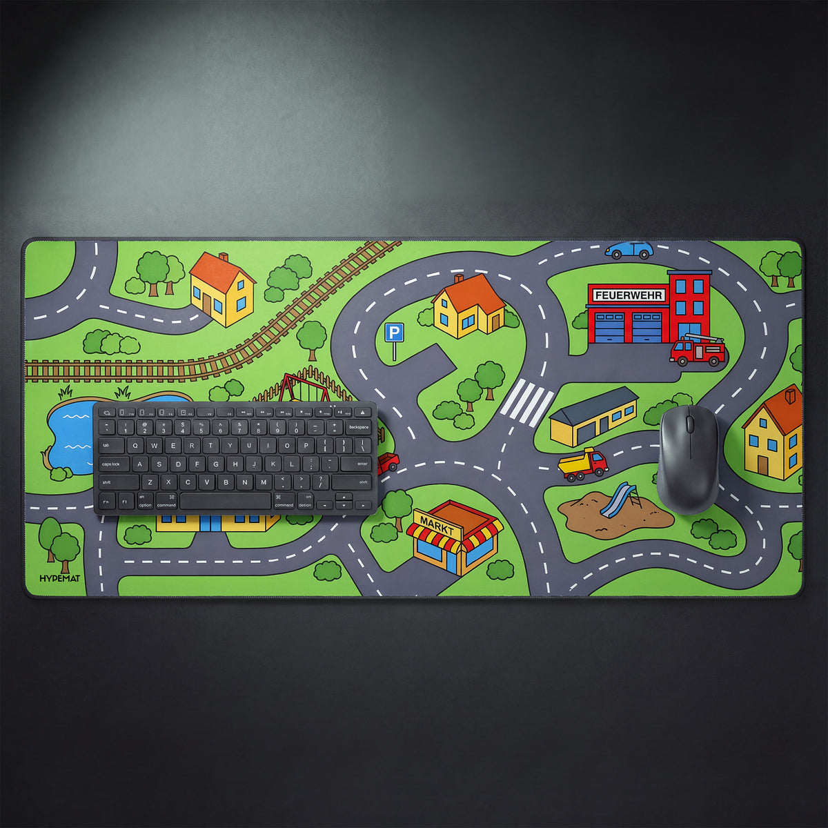 Kids Street XXL Mousepad 900x400 mm – Draufsicht
