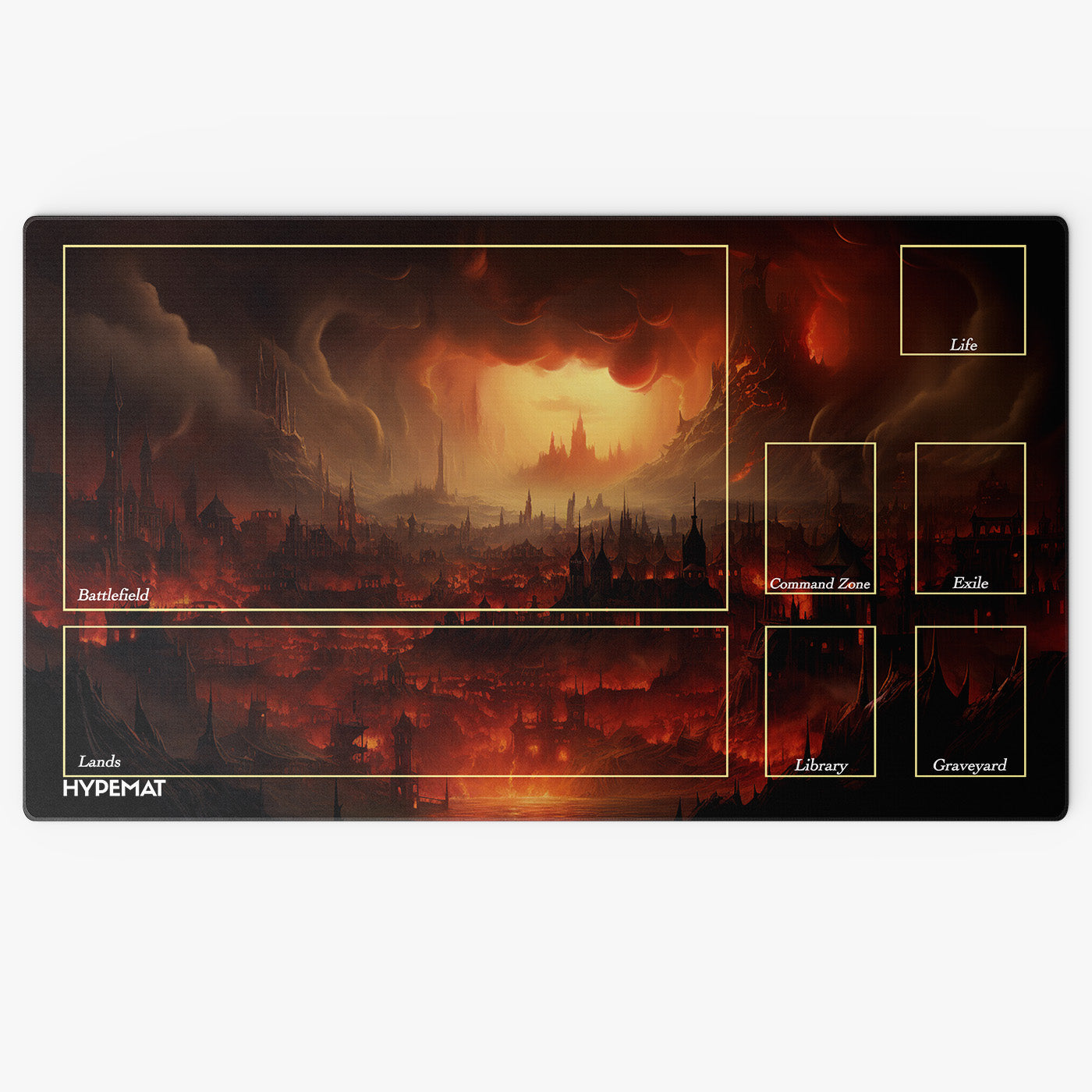 Magic: The Gathering - Fire City Playmat Magic: The Gathering - Fire City Playmat