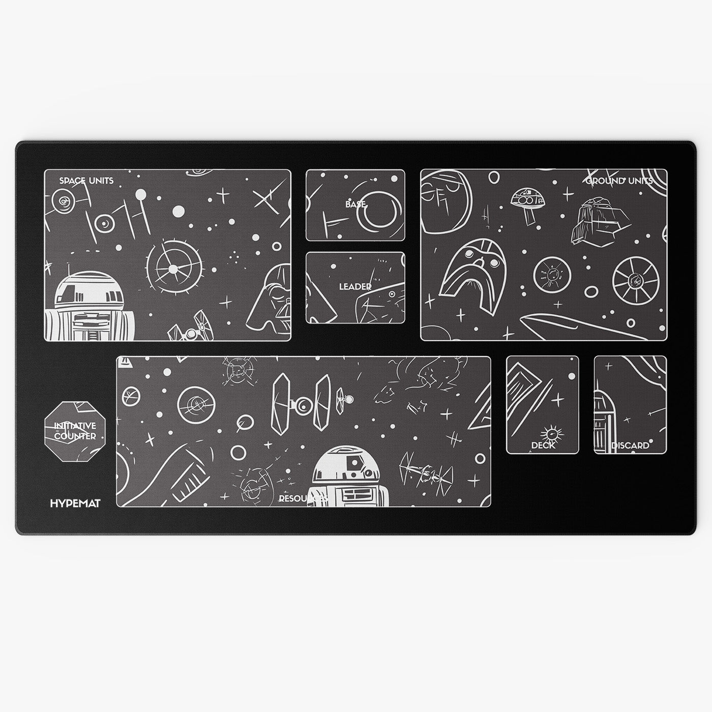 Star Wars: Unlimited - Black Typo Playmat