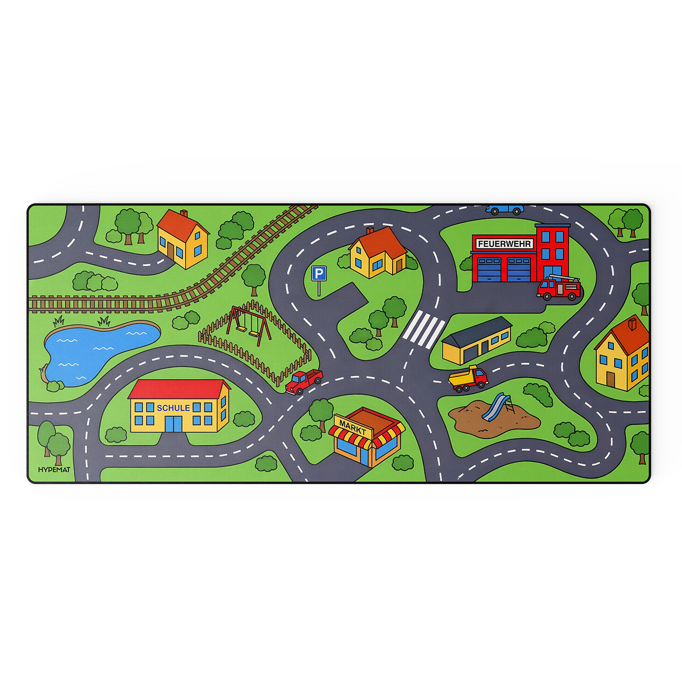 Kids Street XXL Mousepad 900x400 mm mit genähter Kante