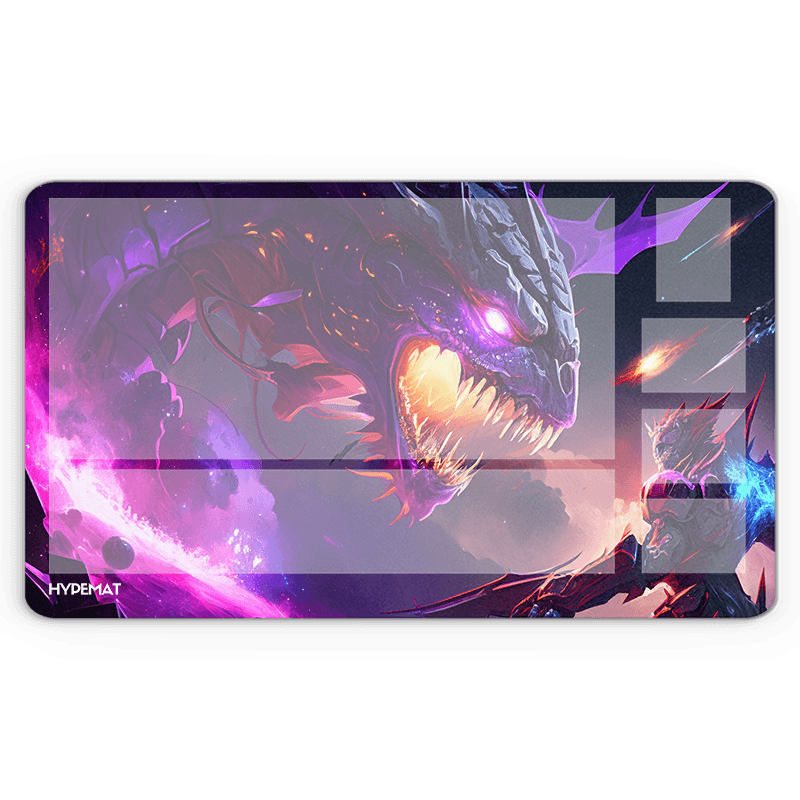 hypemat one player playmat dragon war design Produktfoto MTG