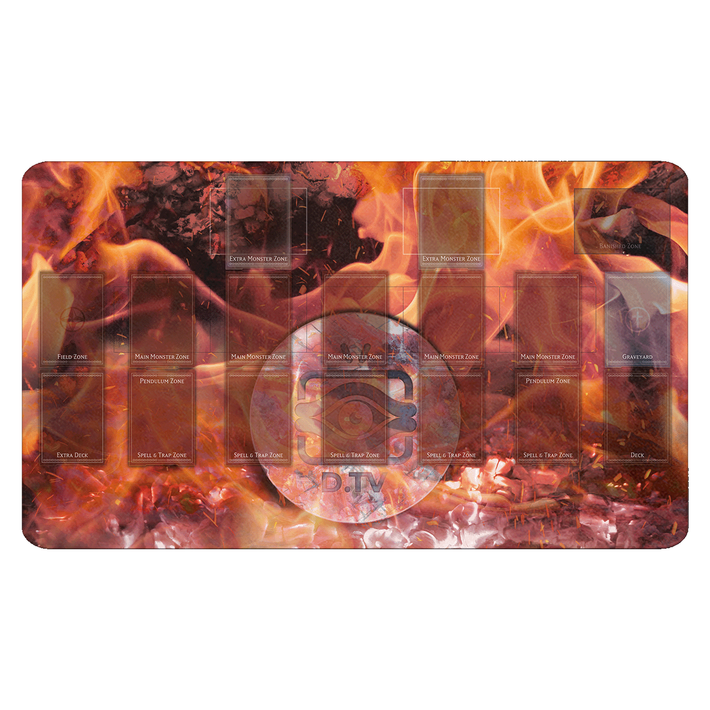 DTV Playmat with Fire Design