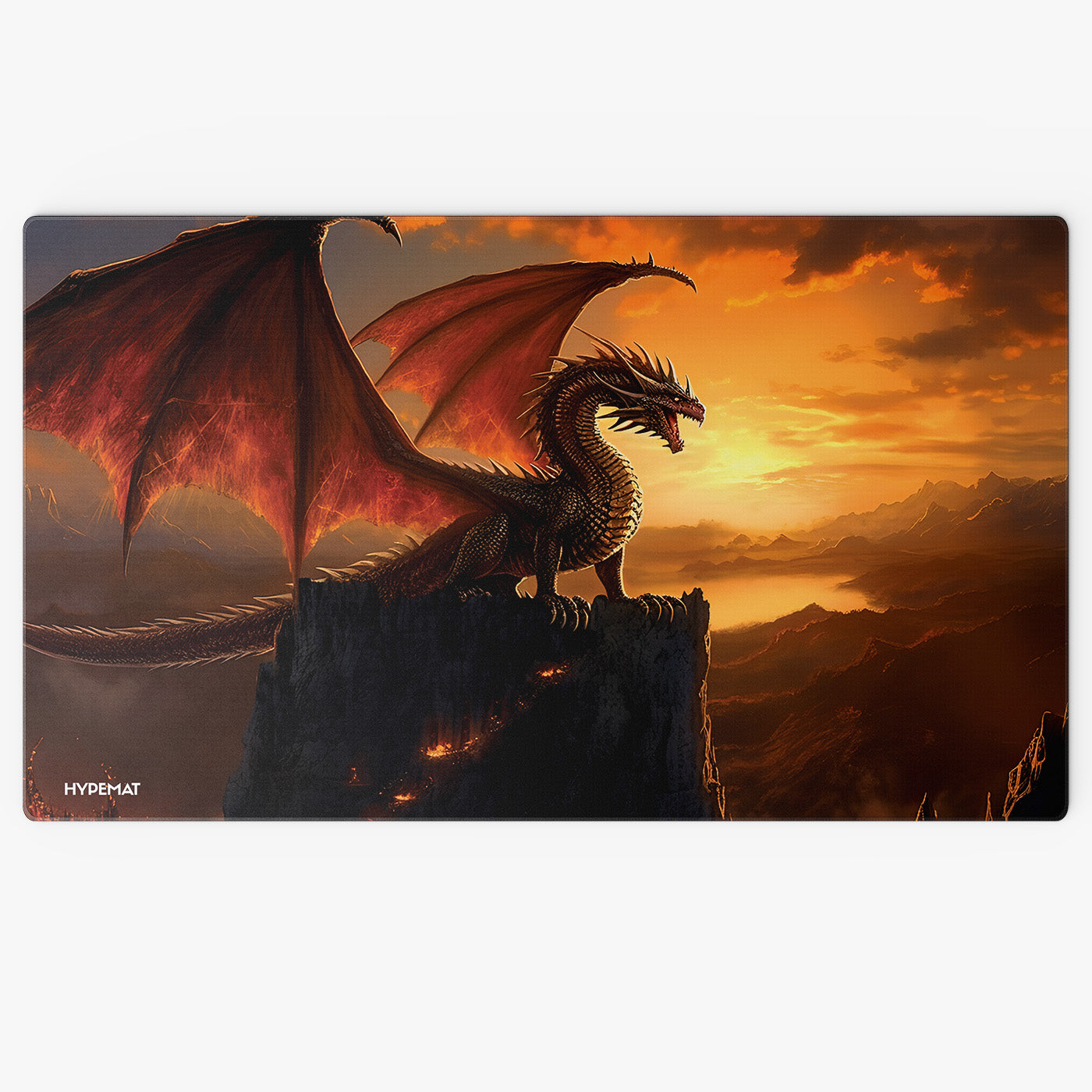 Magic: The Gathering - Fire Dragon Playmat