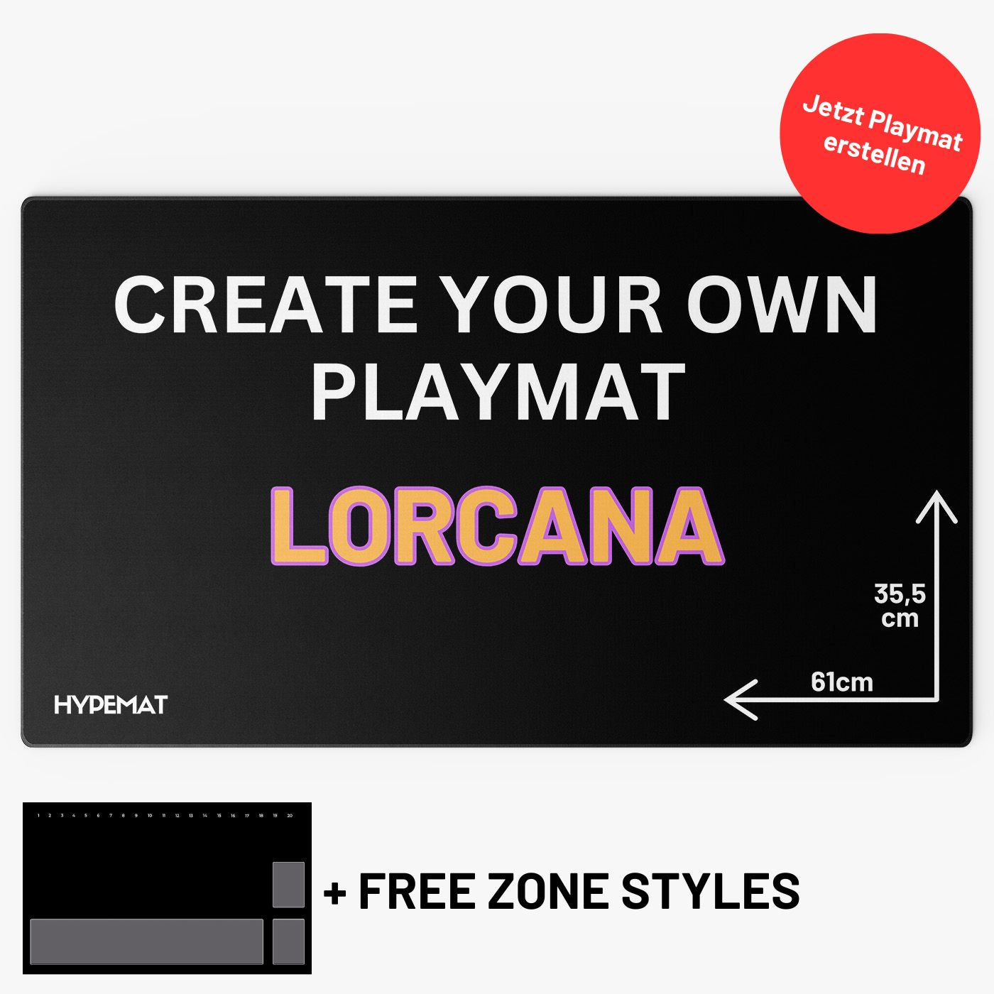 Create your Lorcana Playmat as you wish ⭐ Design now!