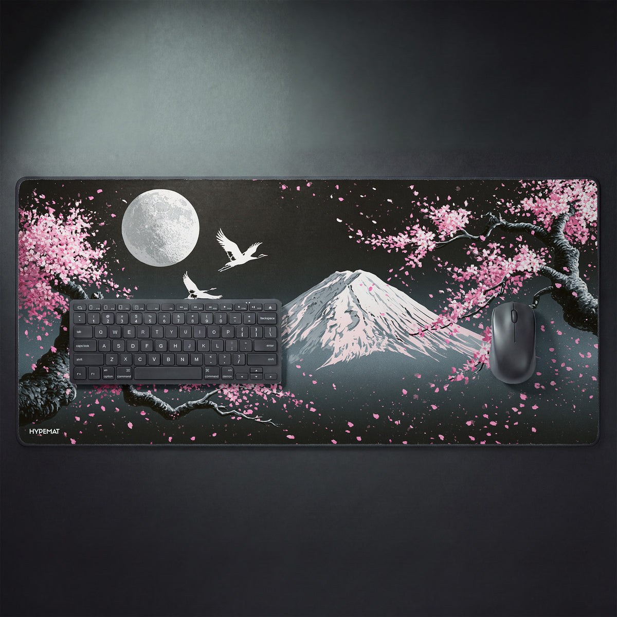 Sakura Fuji XXL Mousepad 900x400 mm – Draufsicht