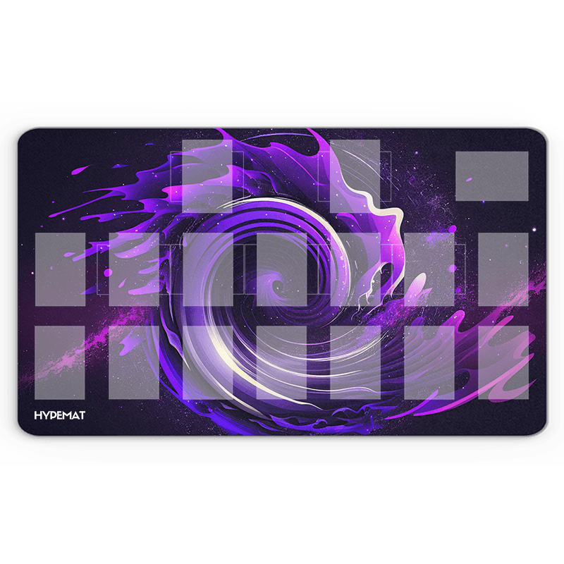 hypemat one player playmat purple fusion design Produktfoto full